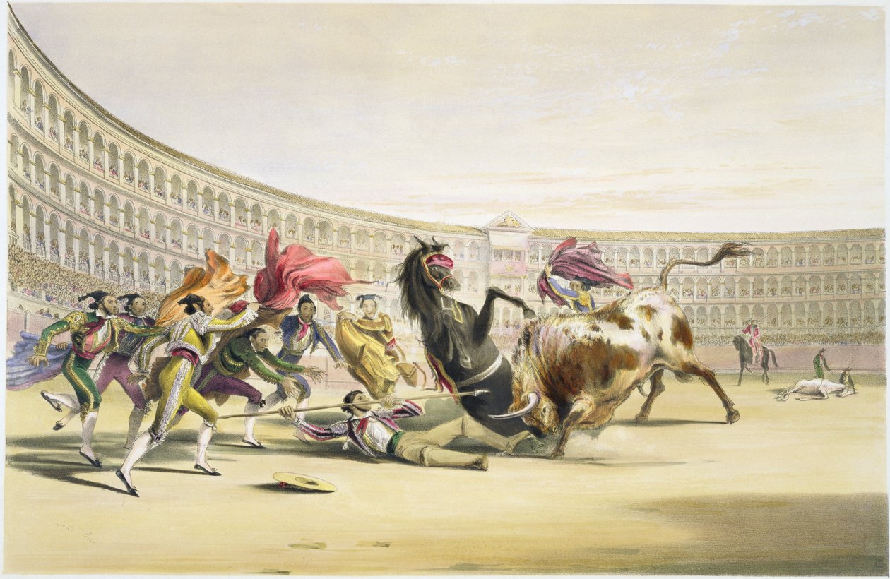 El picador en peligro, 1865 de William Henry Lake Price