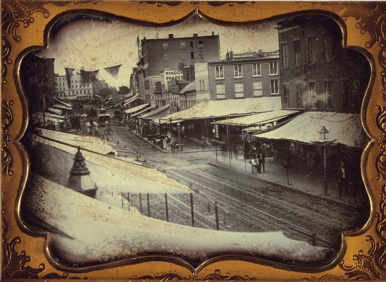 Chatham Square, Nueva York, c.1853 de William Henry Lewis