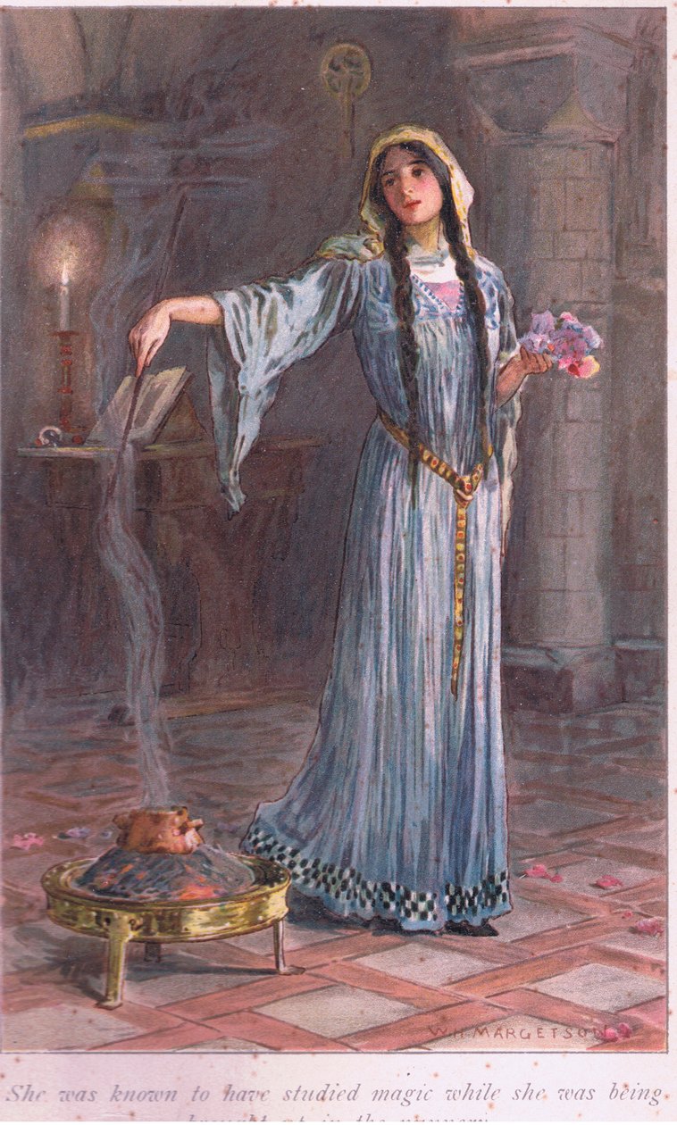 Se sabía que había estudiado magia mientras crecía en el convento de William Henry Margetson