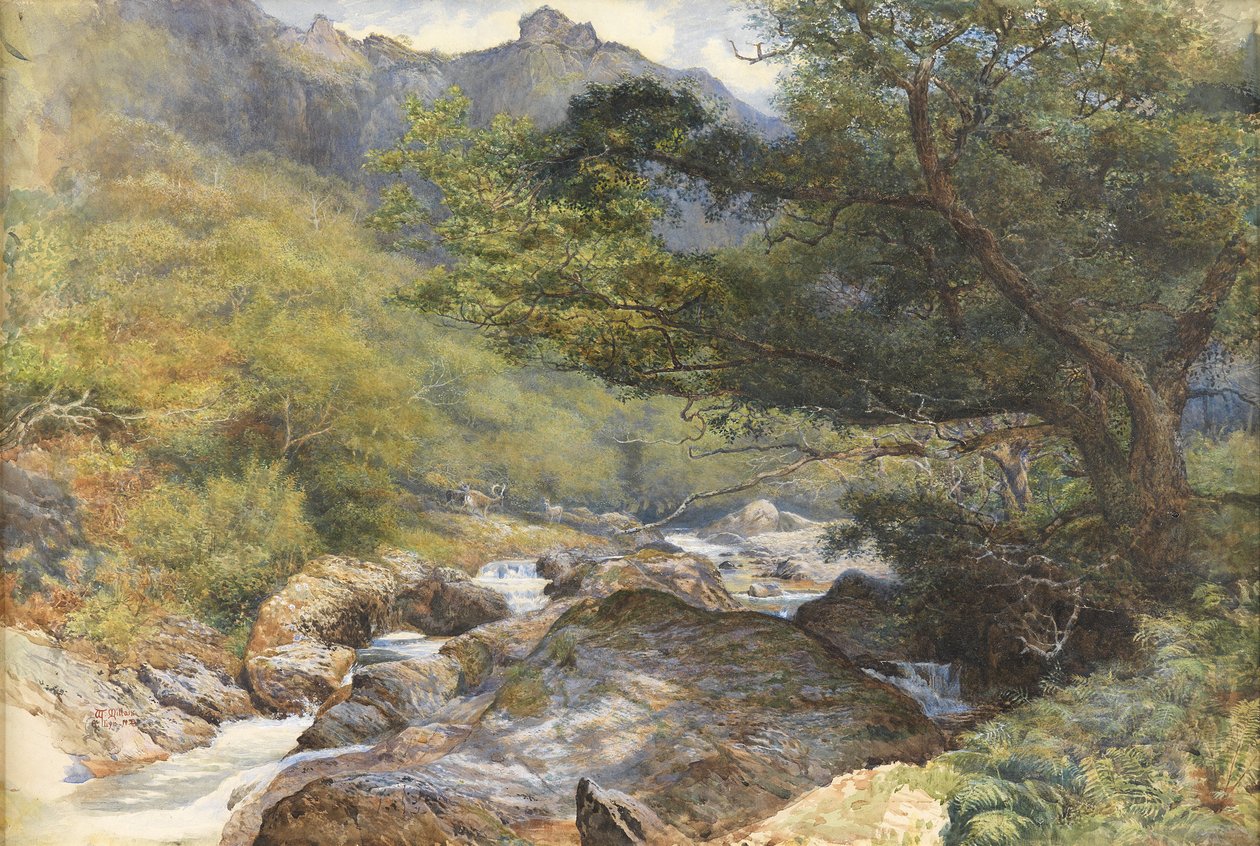 En el Lyn, North Devon de William Henry Millais