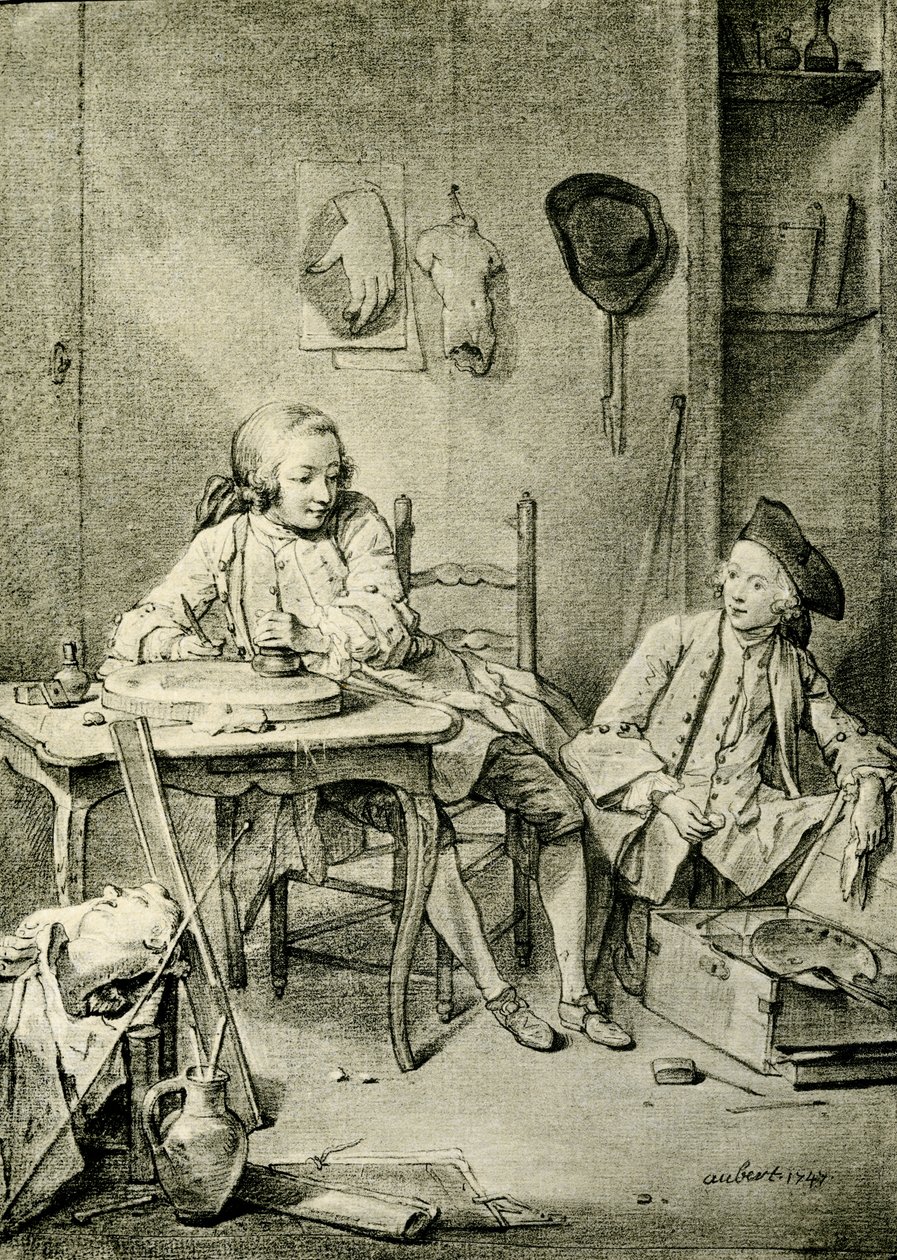 Dos chicos pintores de William Henry Pike