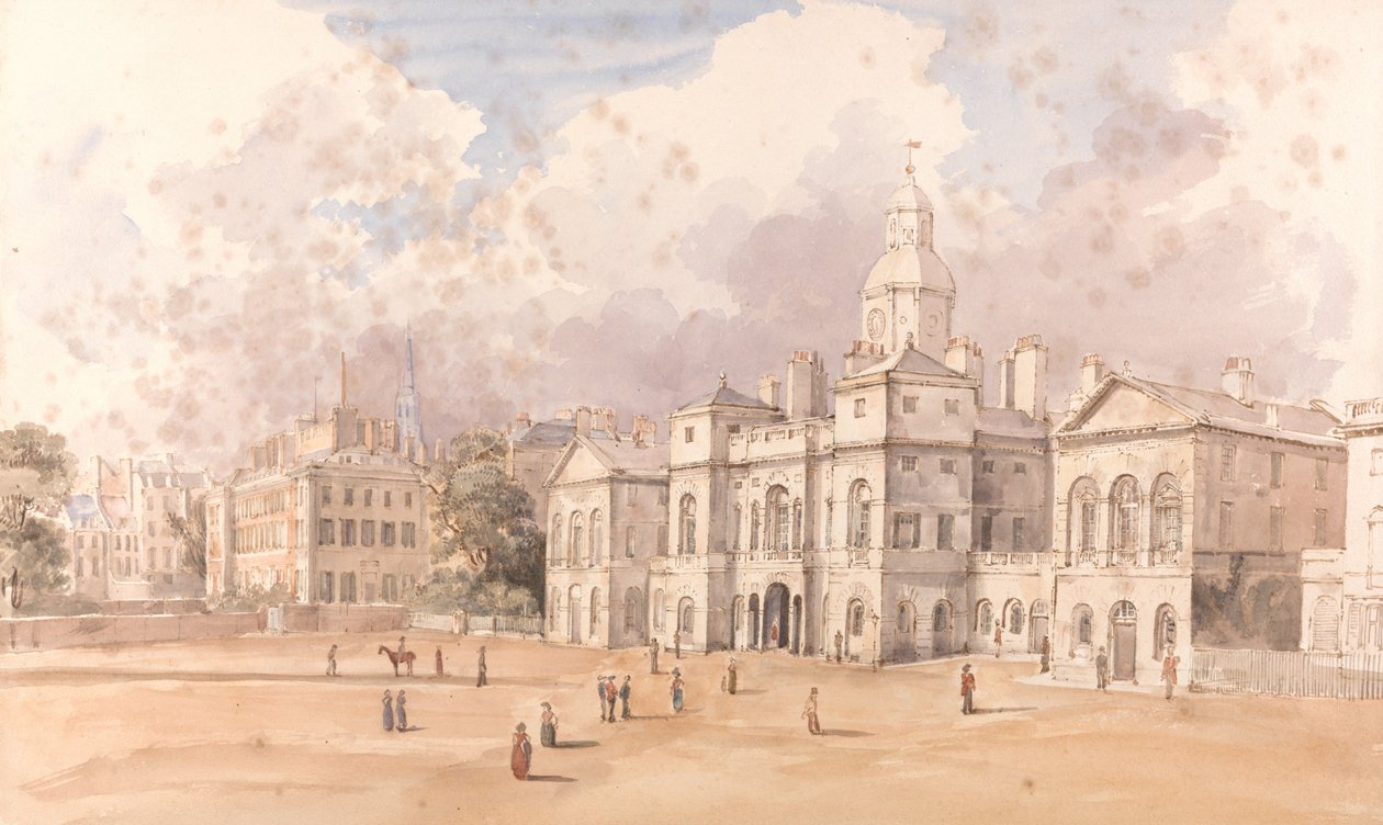 El desfile de los Horse Guards de William Henry Pyne