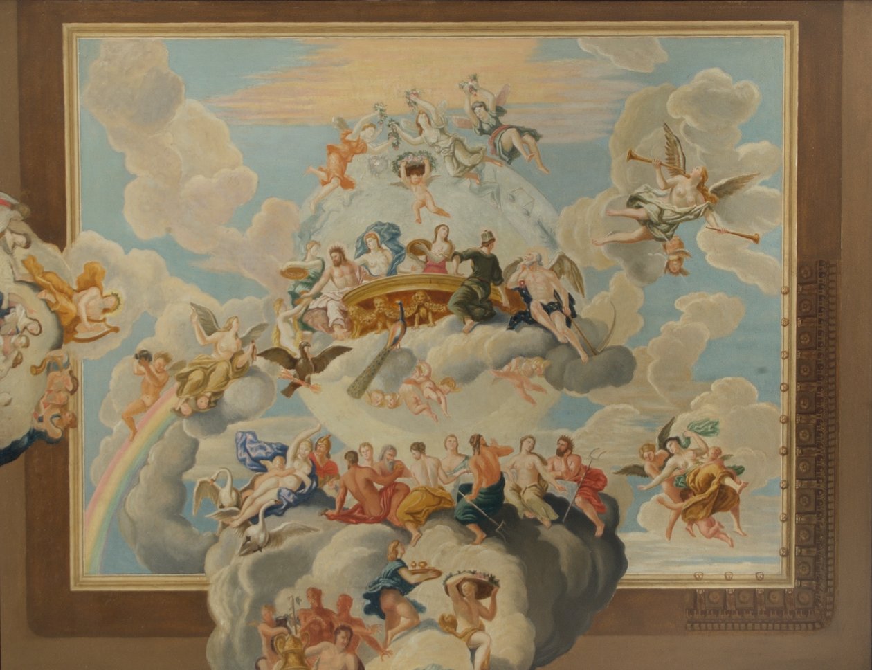 Techo de la Escalera del Rey, Palacio de Hampton Court de William Herbert Hampton