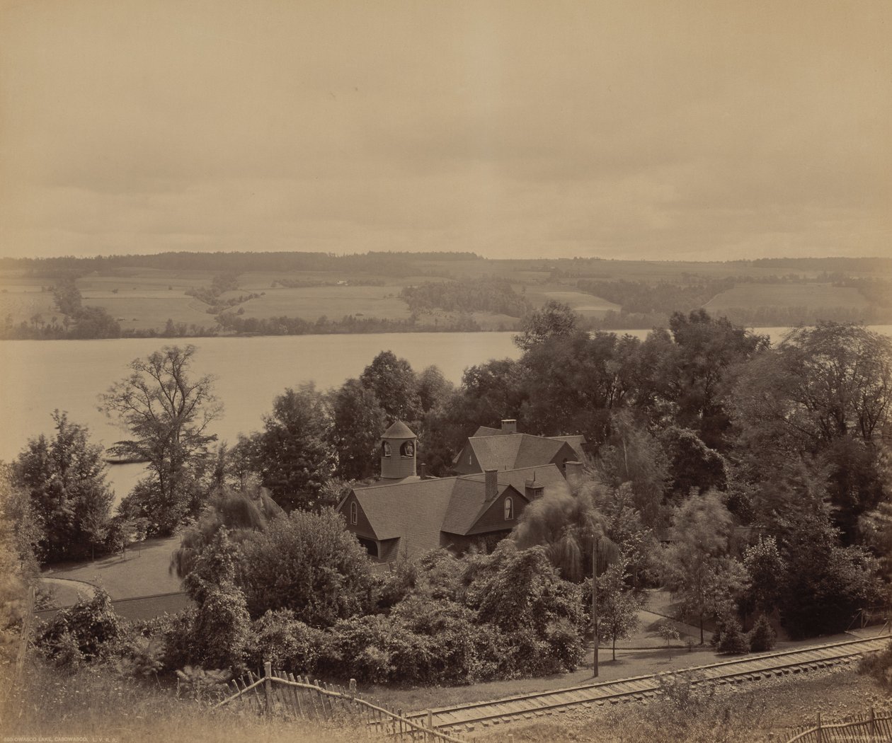 Lago Owasco, Casowasco,c. 1895 (foto) de William Herman Rau