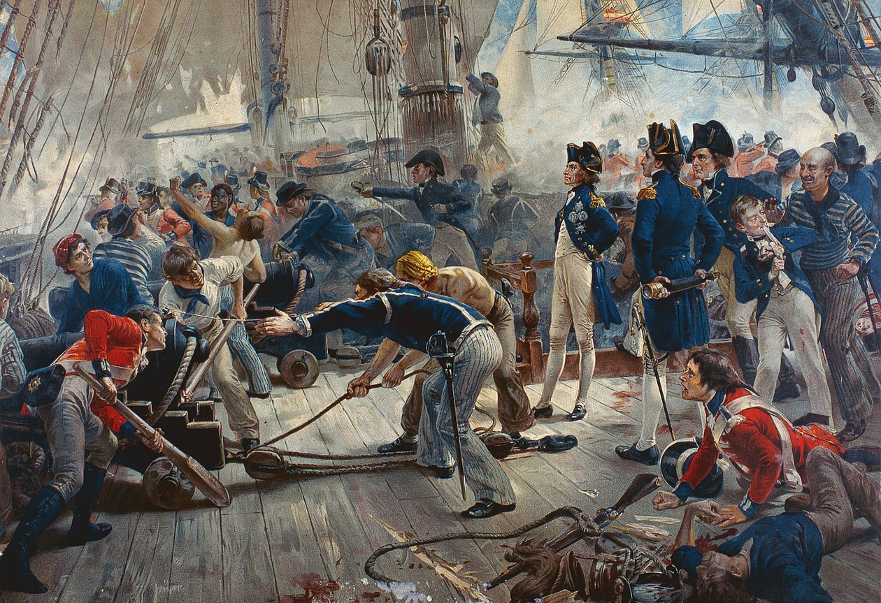 El Héroe de Trafalgar de William Heysham Overend