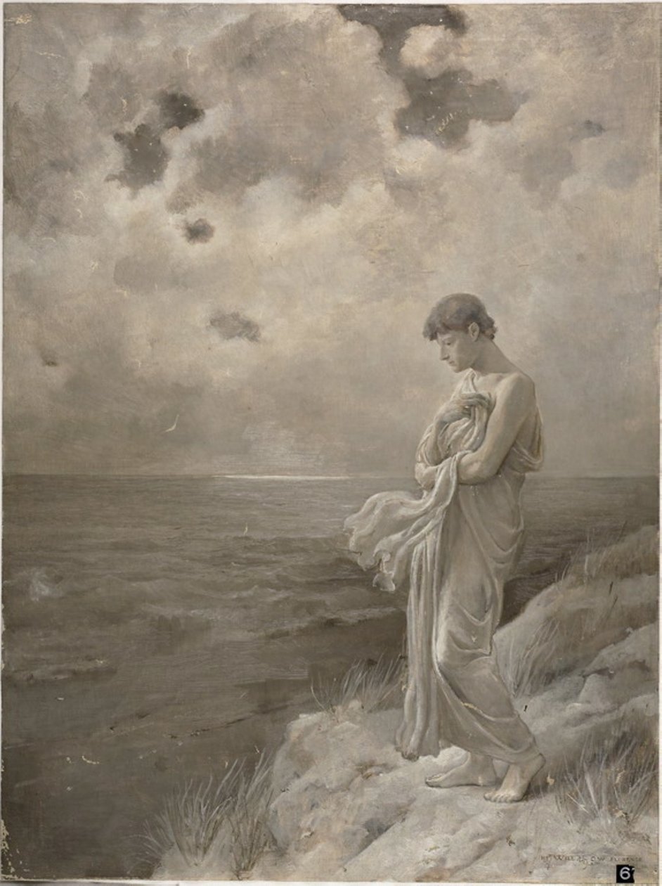 Soneto: "Cuando temo que pueda dejar de existir", 1887 de William Hicok Low