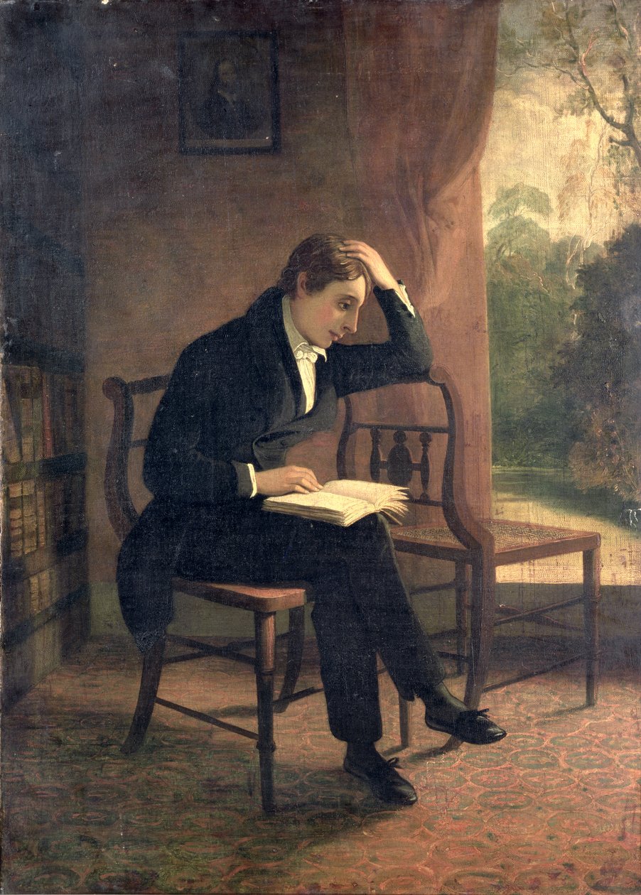Retrato de John Keats (después de Joseph Severn) de William Hilton