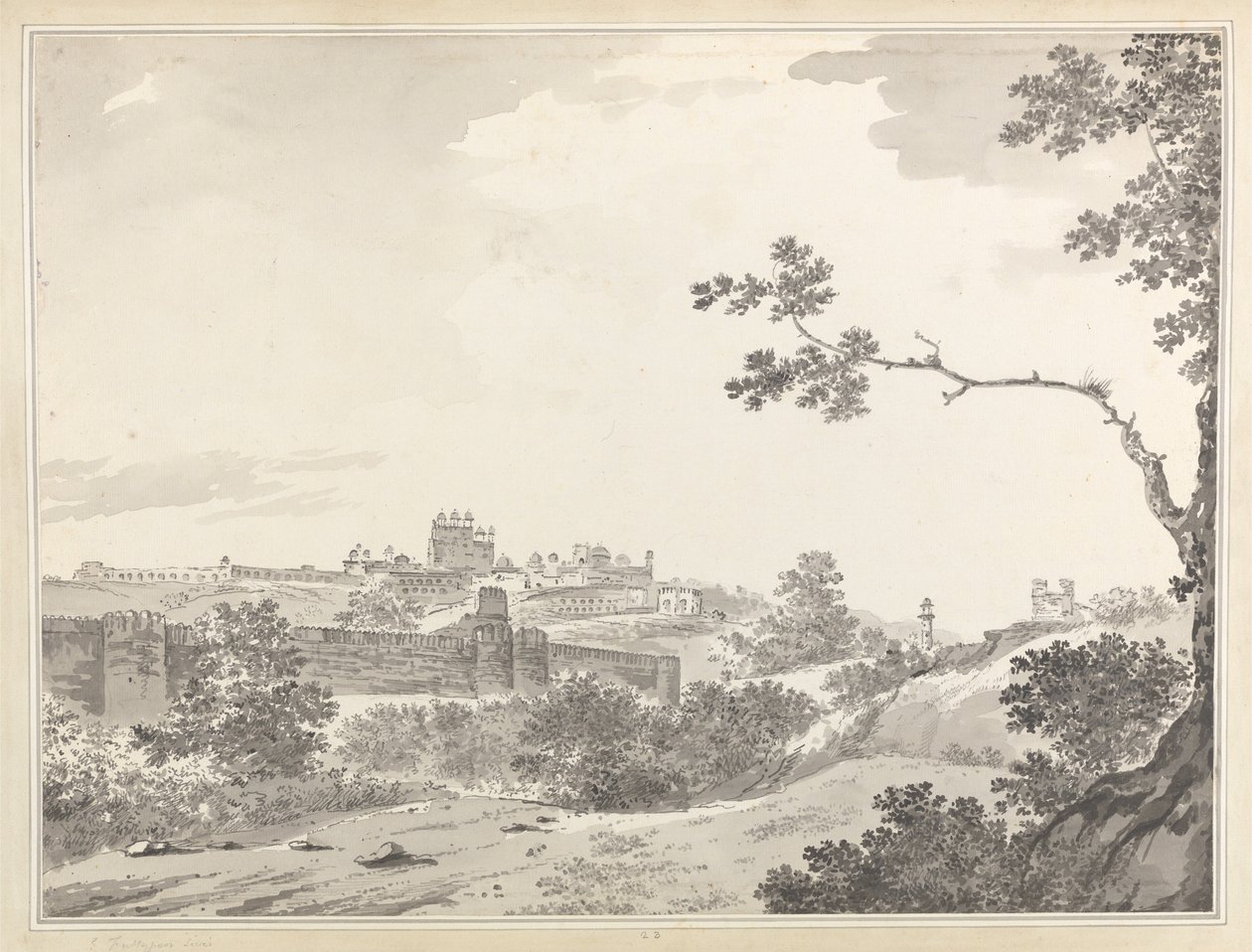 Vista de Fatehpur Sikri de William Hodges