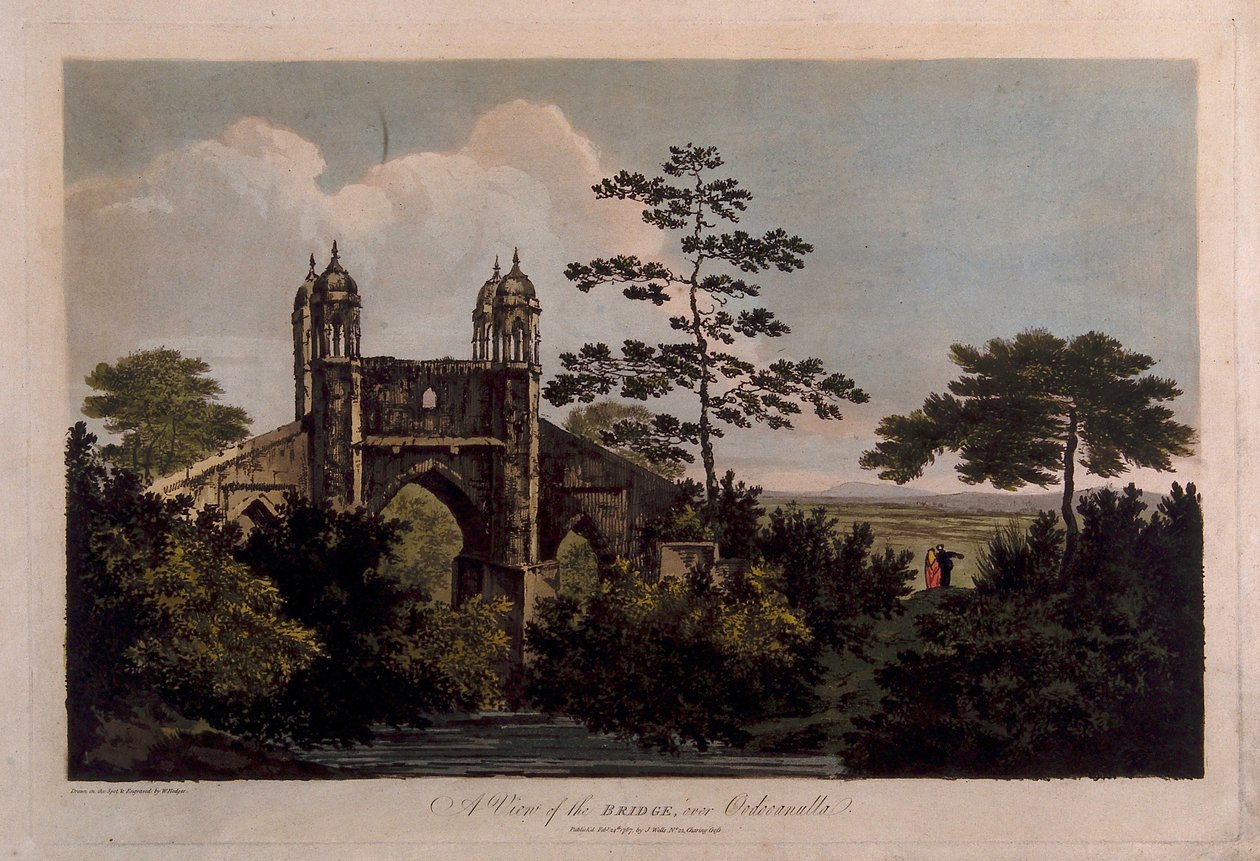 Vista del puente sobre Oodooanulla de William Hodges
