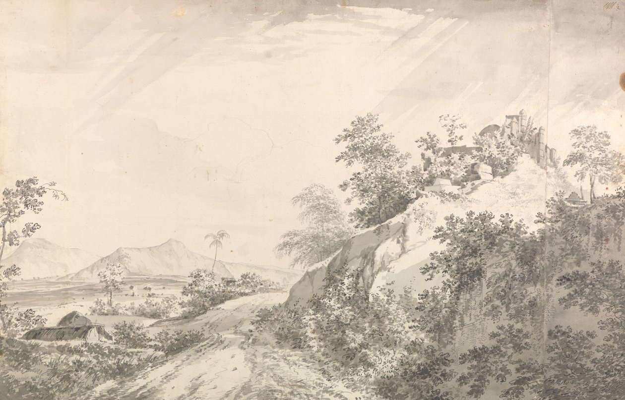 Una vista del paso de Sicri Gully [Sakrigali] de William Hodges