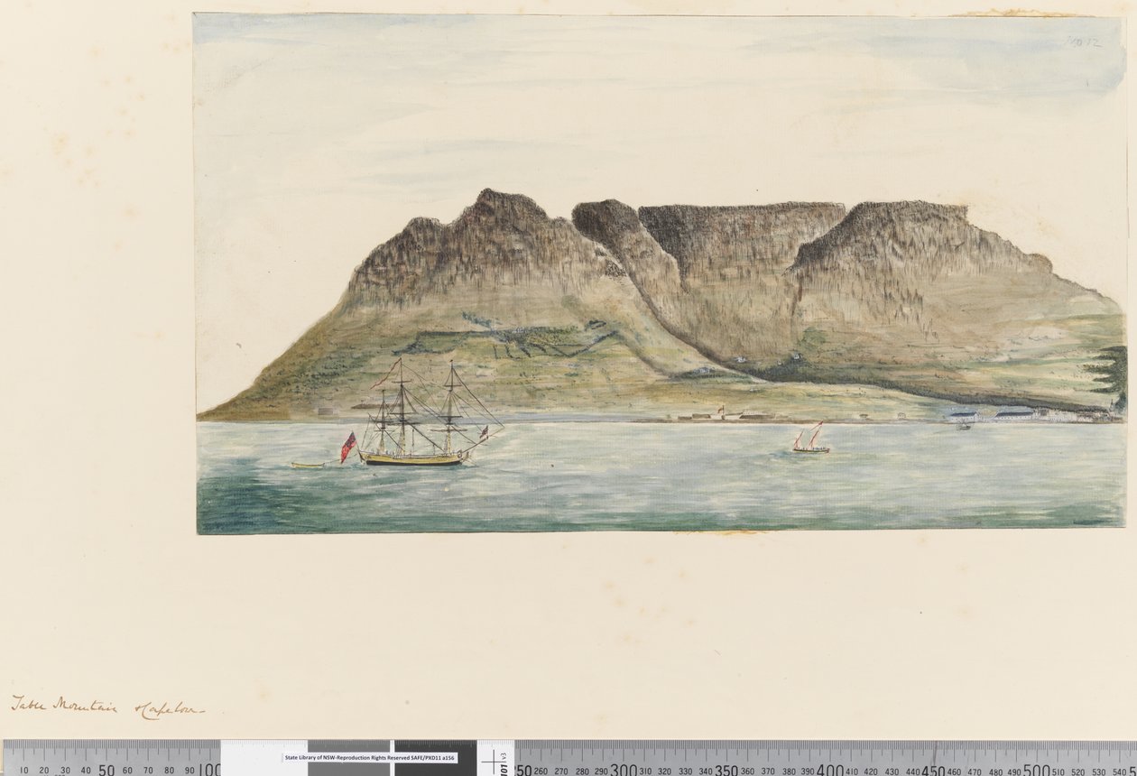 Página 12 Montaña de la Mesa, Ciudad del Cabo de William Hodges