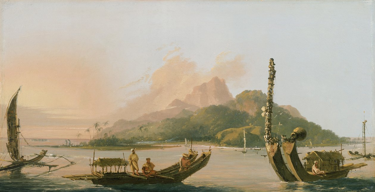 Tahití: Rumbo sureste 1773 de William Hodges