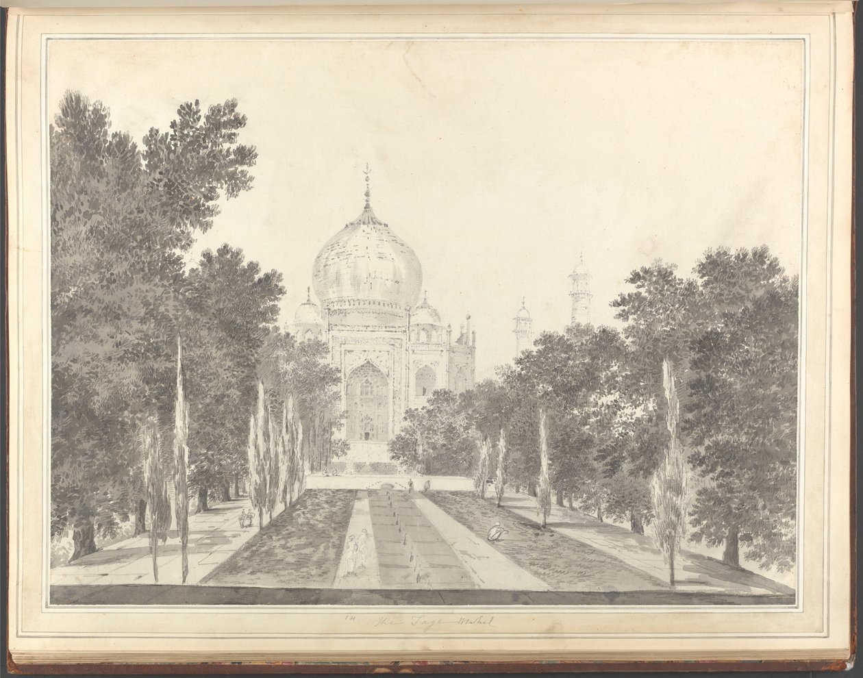 El Taj Mahal de William Hodges