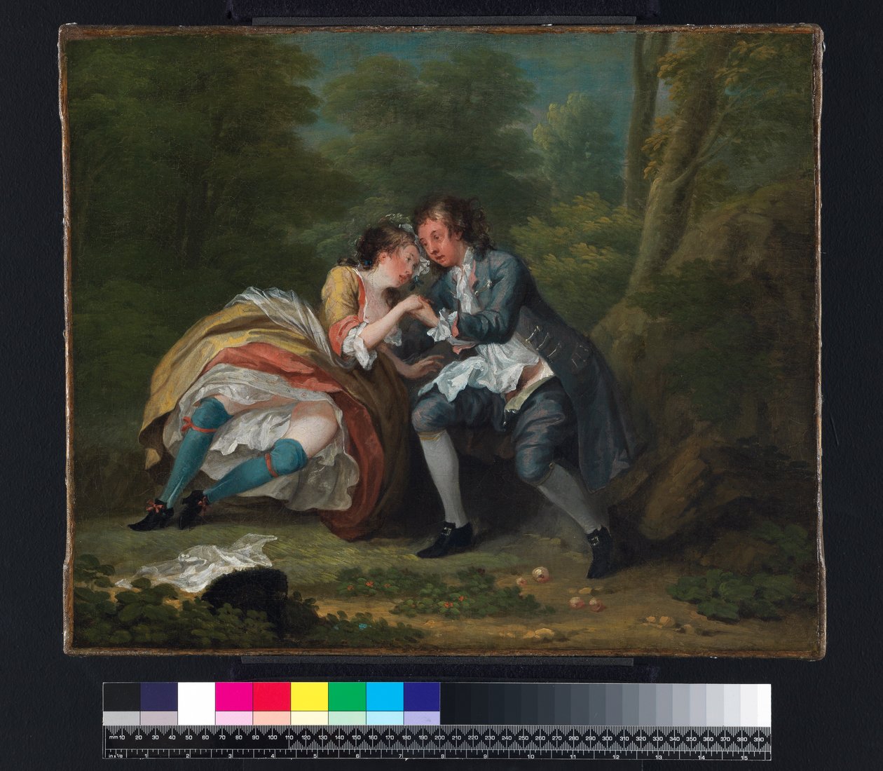 Después, c.1730-31 (óleo sobre lienzo) de William Hogarth