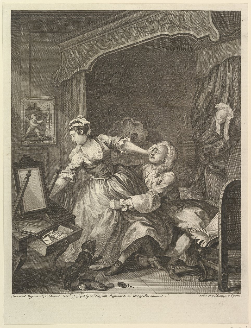 Antes, 15 de diciembre de 1736 de William Hogarth