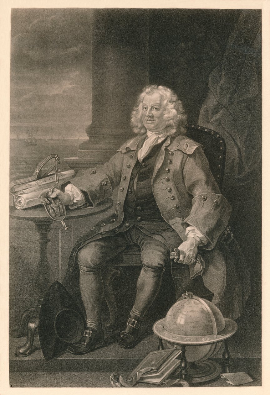 Capitán Thomas Coram, 1740 de William Hogarth