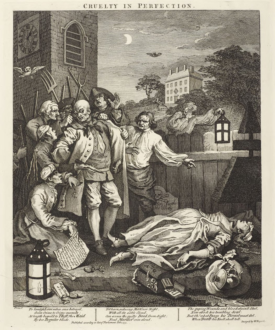 Crueldad en la perfección de William Hogarth