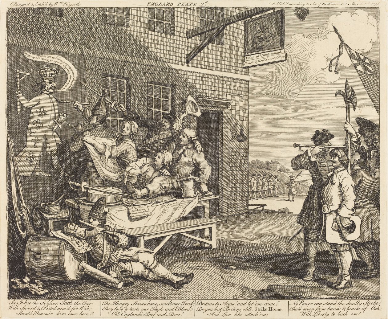 Inglaterra de William Hogarth