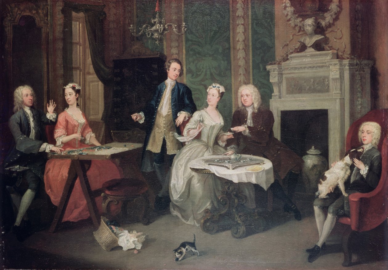 Fiesta Familiar de William Hogarth
