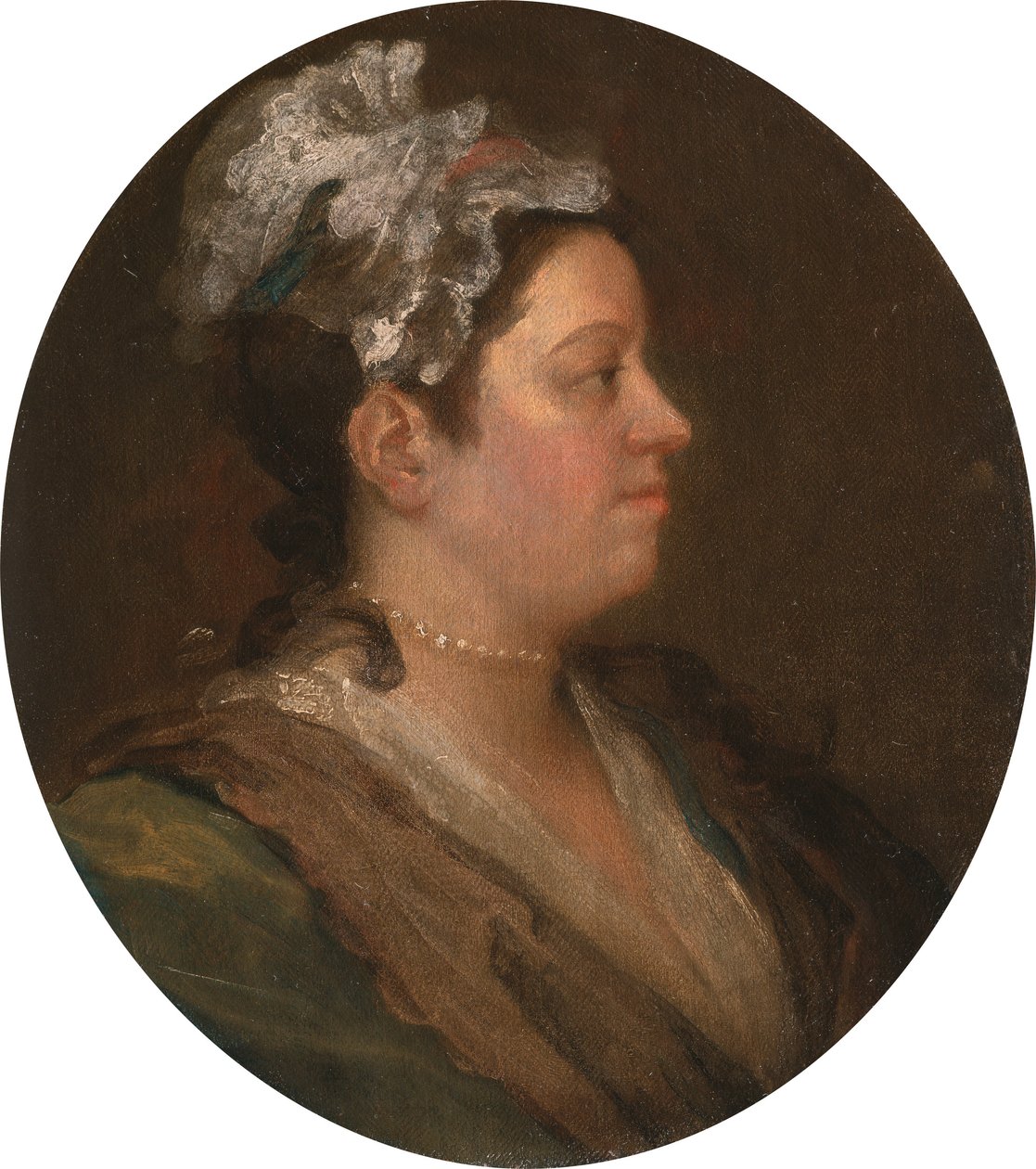 Mary Hogarth (1699-1741), c.1740 (pre-conversión) de William Hogarth