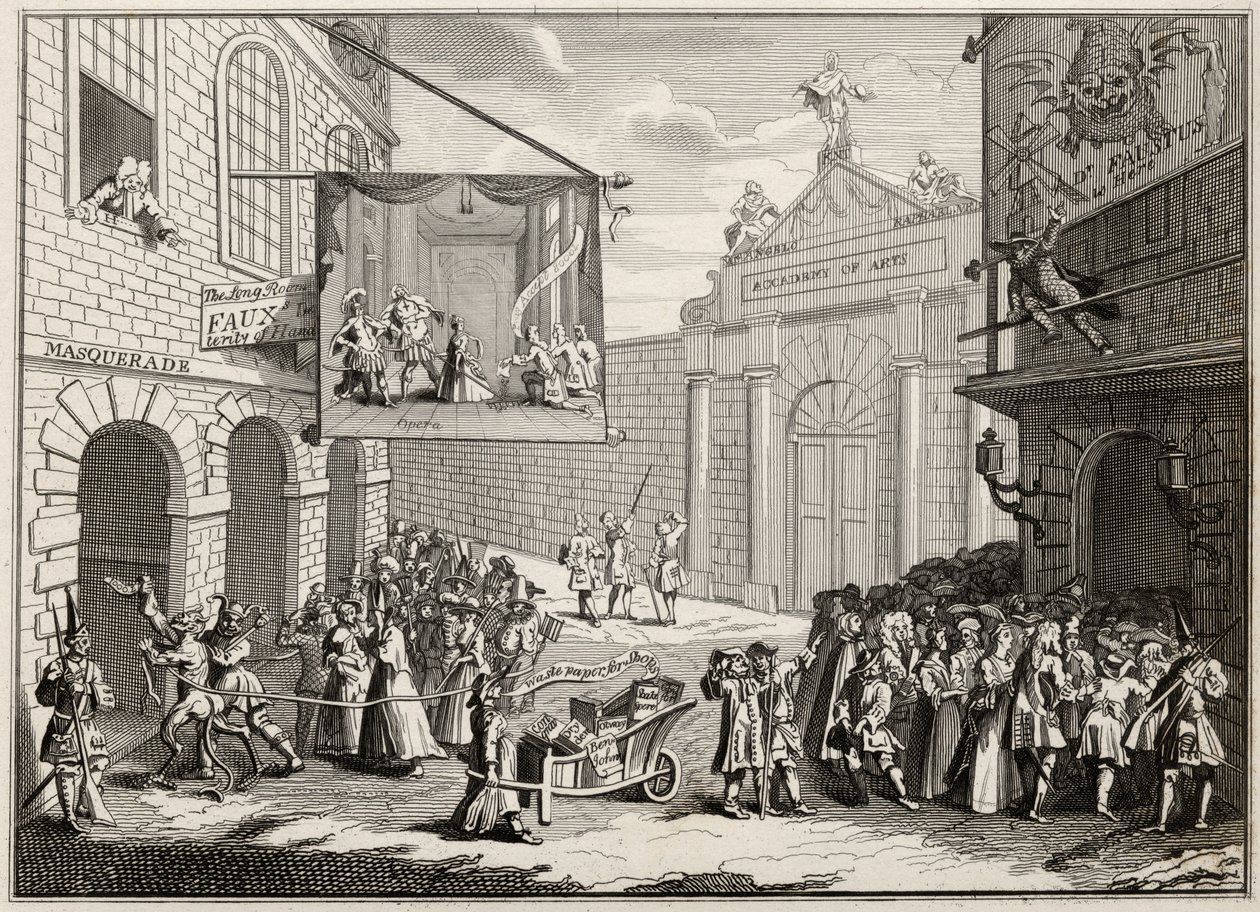 Mascaradas y Óperas, Puerta de Burlington, de 
