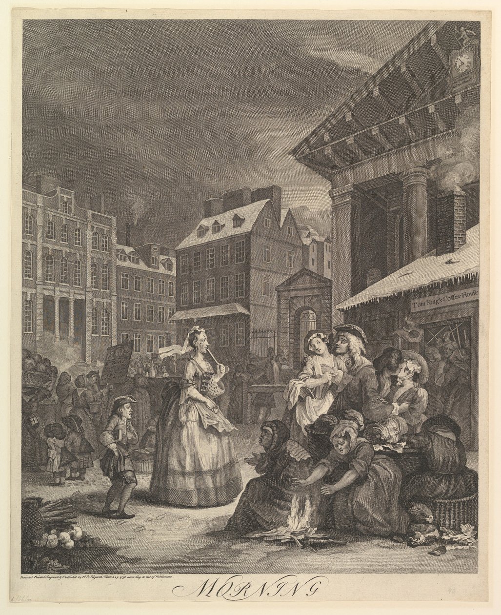 Mañana: Las cuatro veces del día de William Hogarth