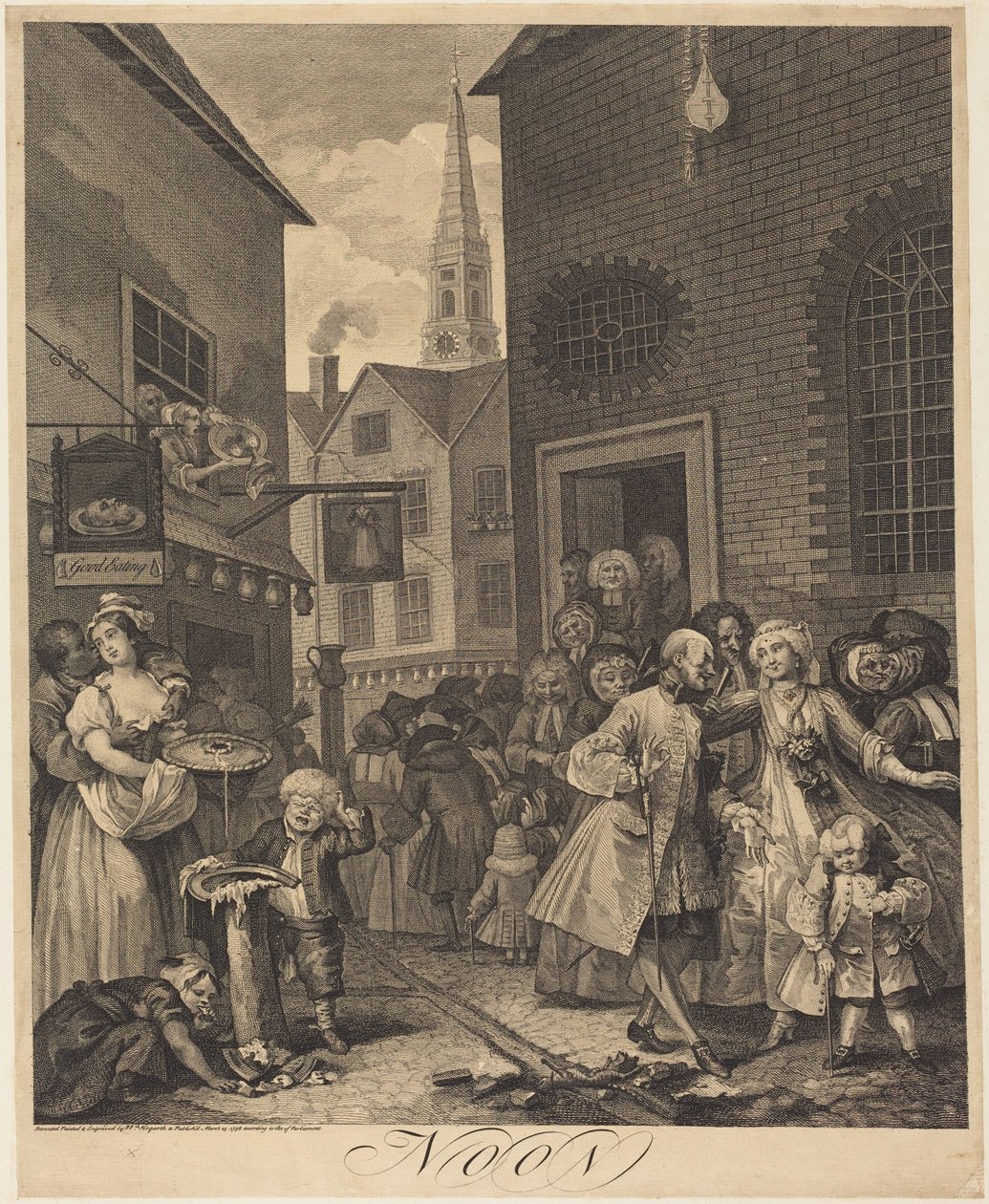 Mediodía de William Hogarth