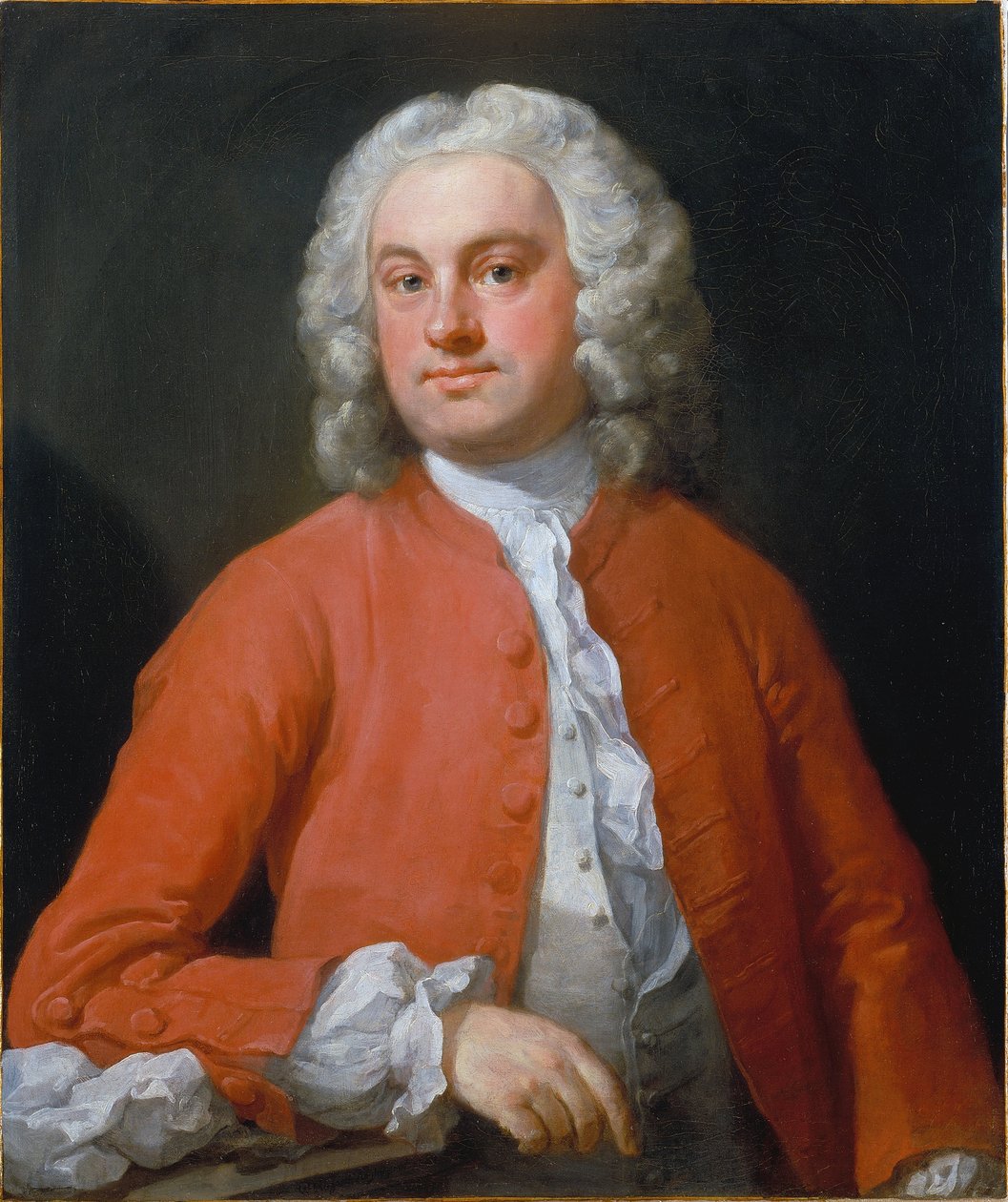 Retrato de un hombre de William Hogarth