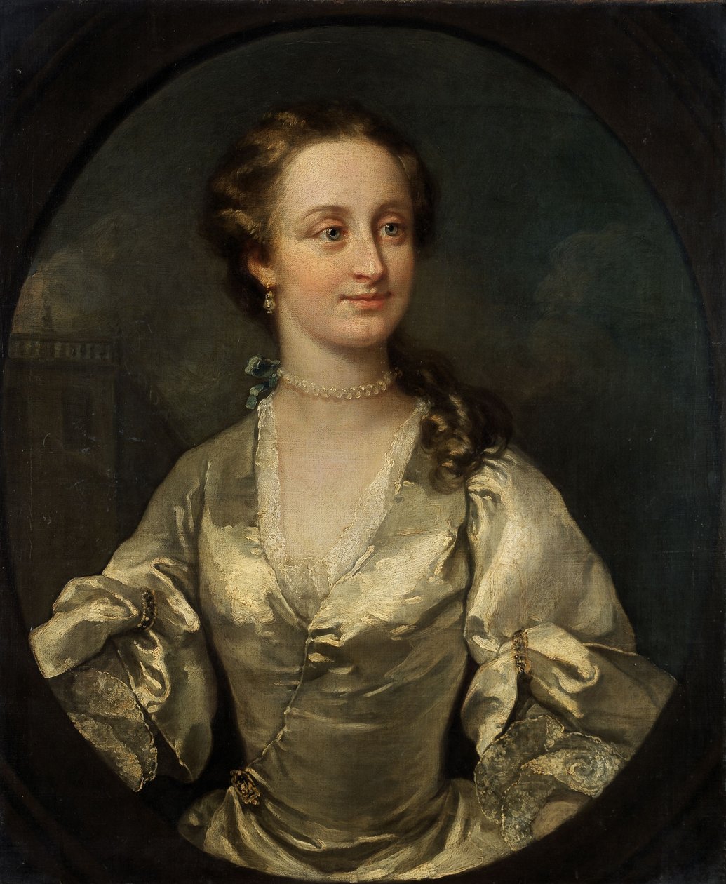 Retrato de una joven de William Hogarth
