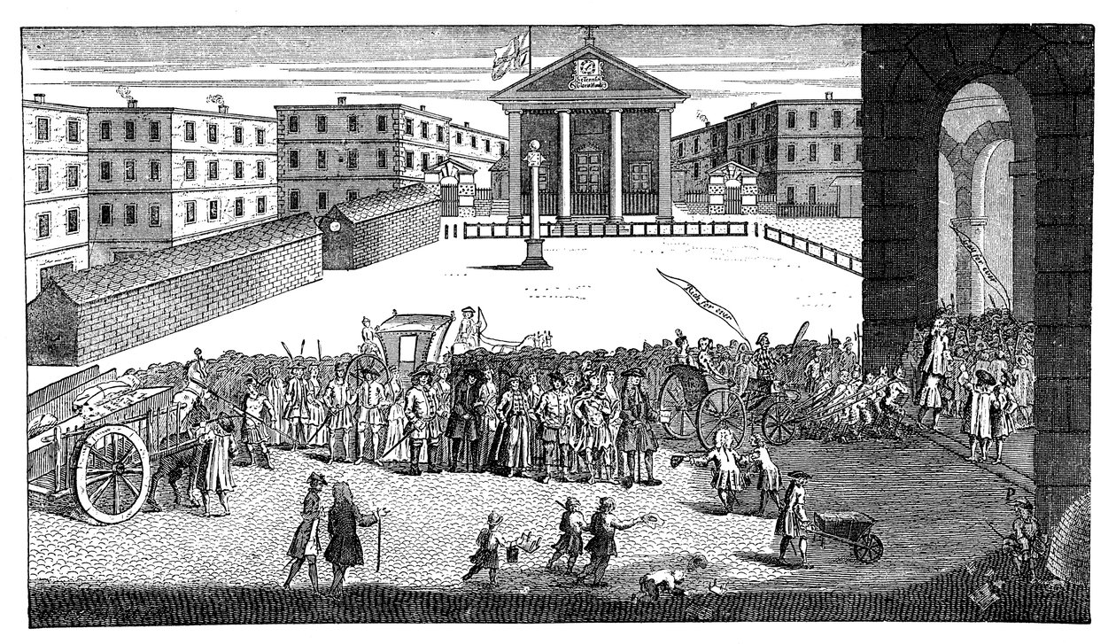 La gloria de Rich: o su entrada triunfal en Covent Garden, 1732 de William Hogarth