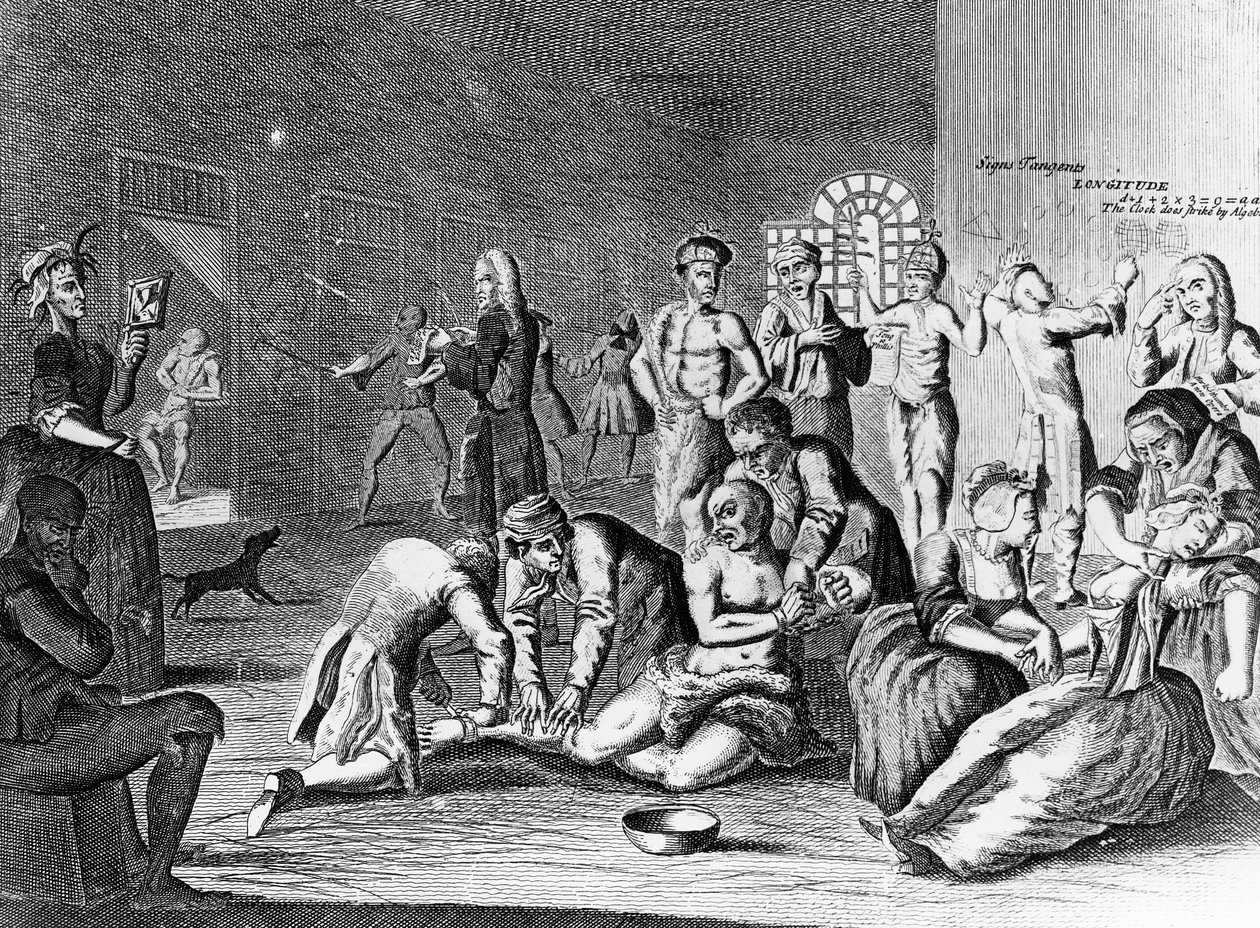 Escena en un manicomio, de A Rake