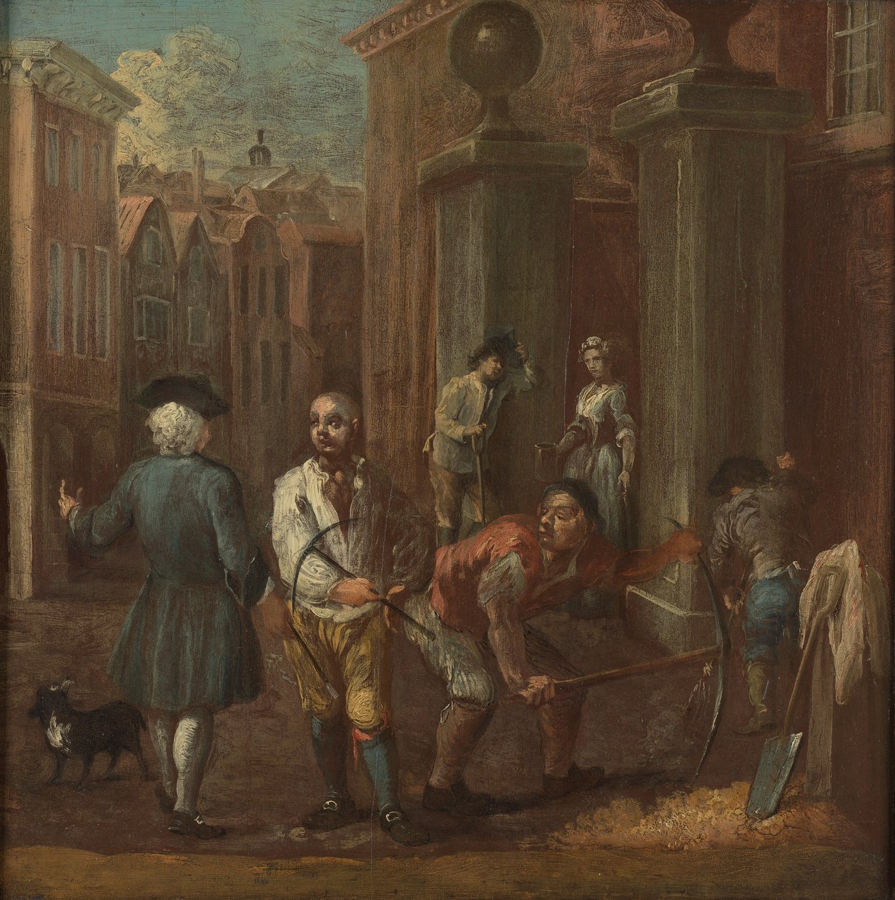 Señal para un pavimento de William Hogarth