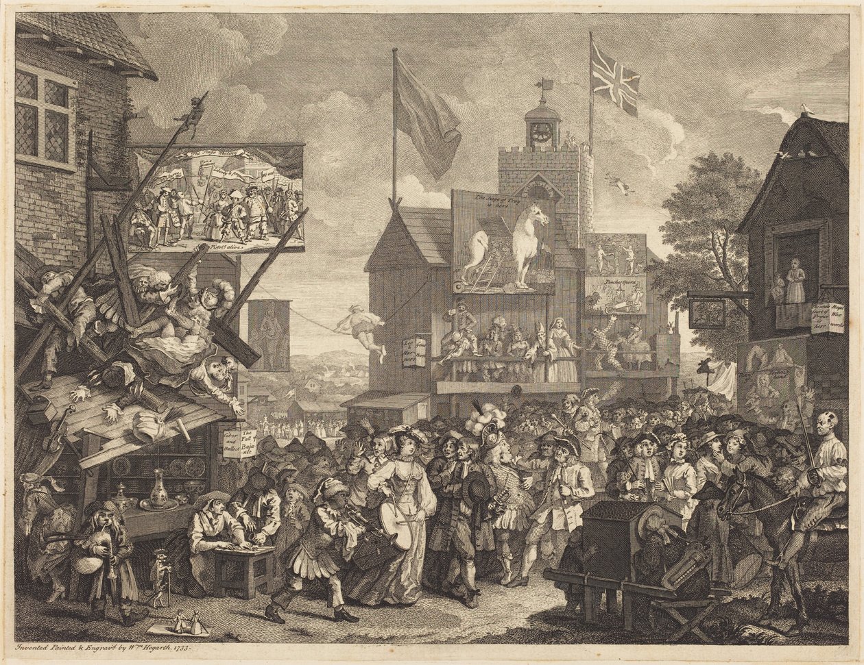 Feria de Southwark de William Hogarth