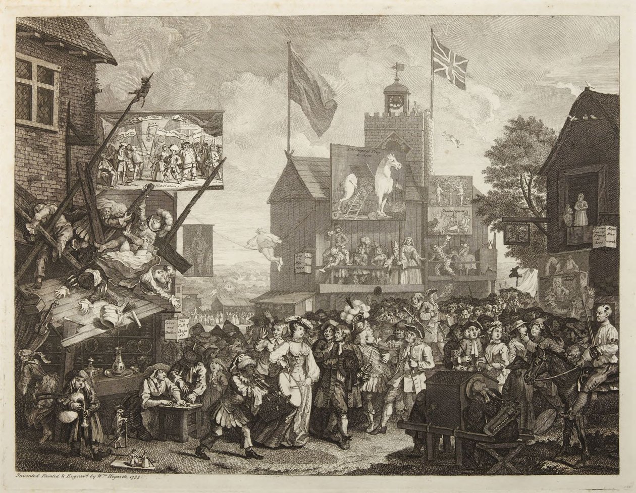 Feria de Southwark de William Hogarth