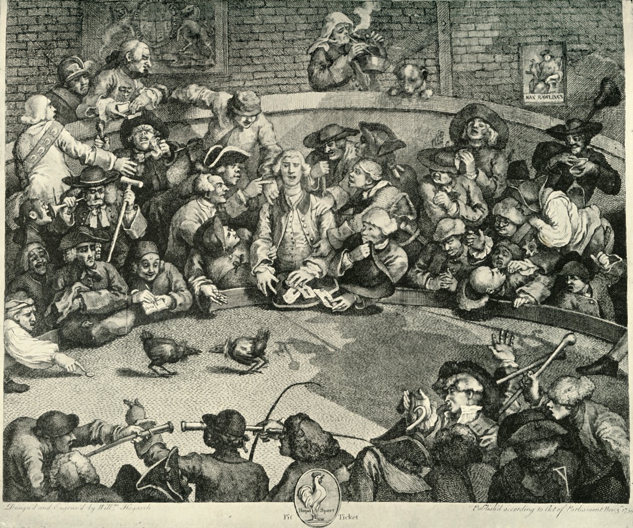 Deporte en el siglo XVIII, c1720-1764, 1925 de William Hogarth