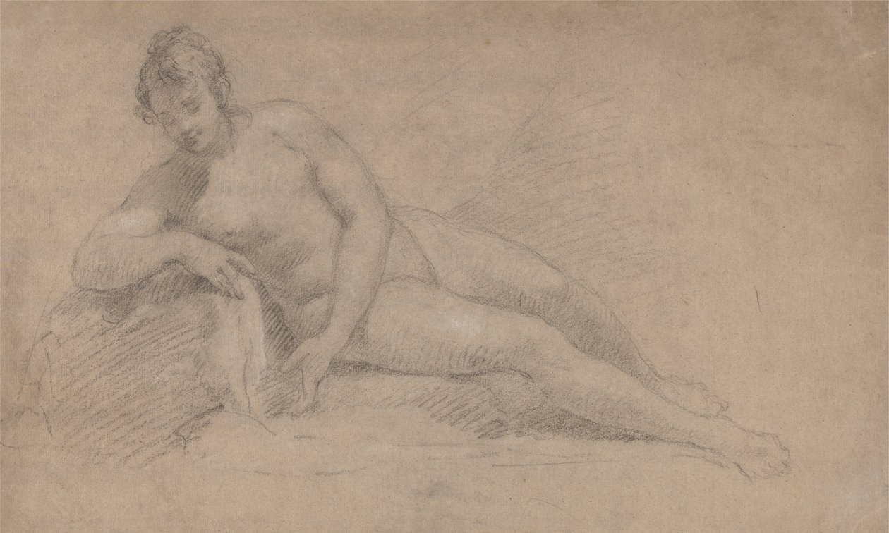 Estudio de un desnudo femenino de William Hogarth
