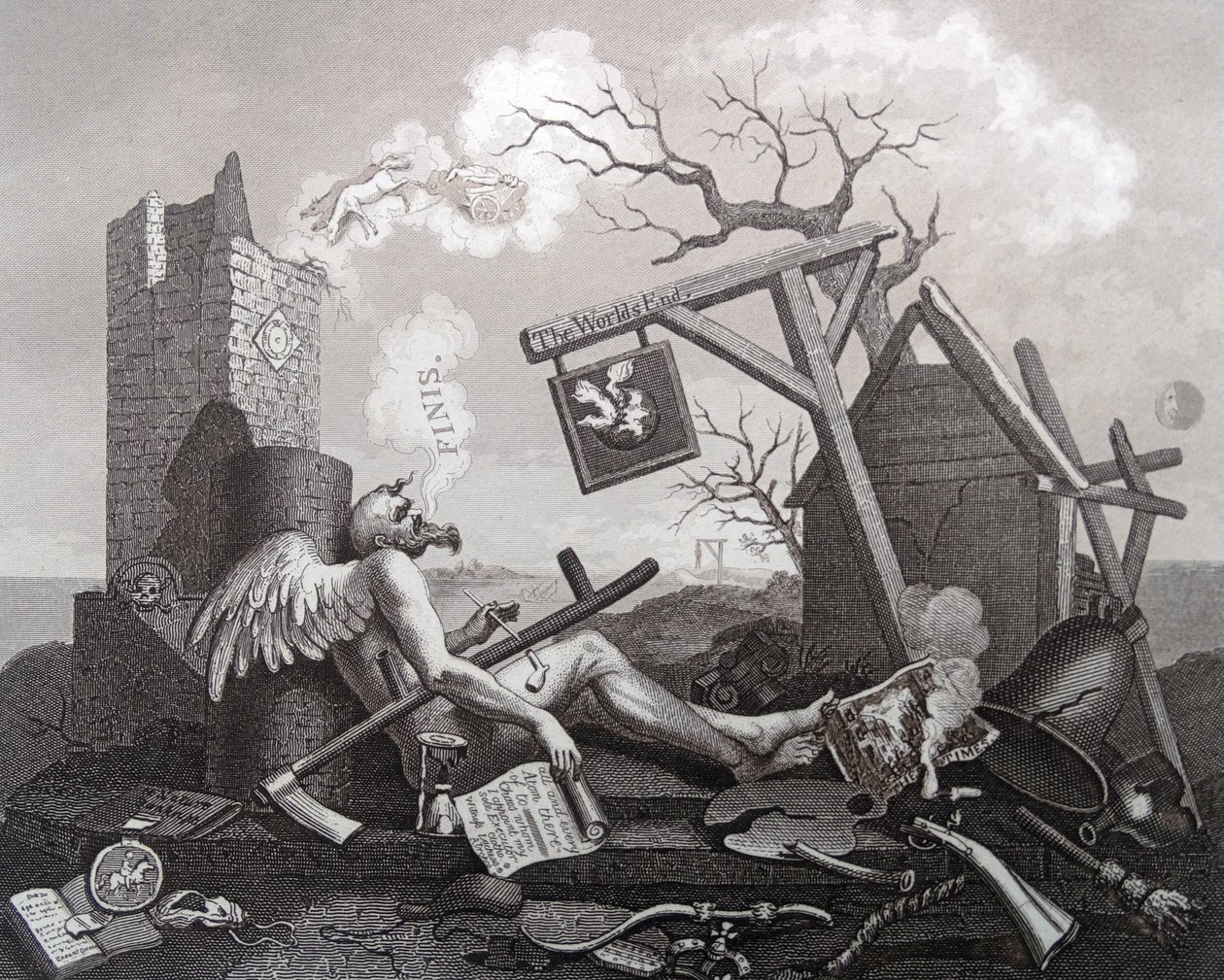 Tail-Piece, o El Bathos de William Hogarth