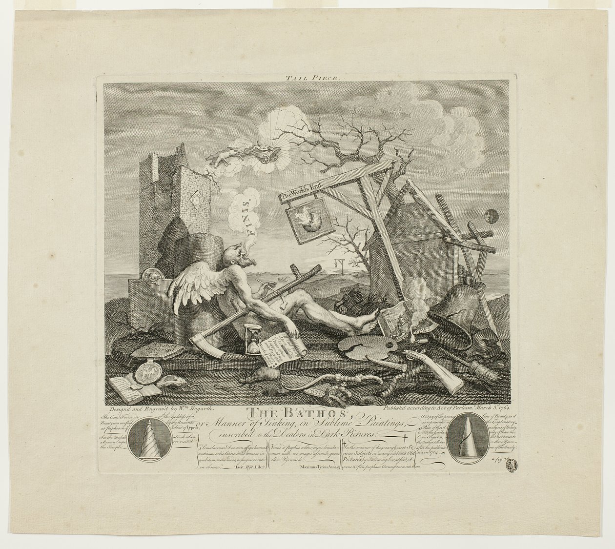 Colofón, o el Bathos de William Hogarth