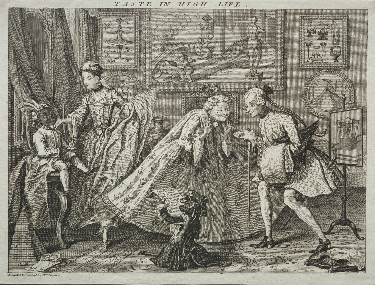 Gusto en la Alta Vida, 1746 de William Hogarth