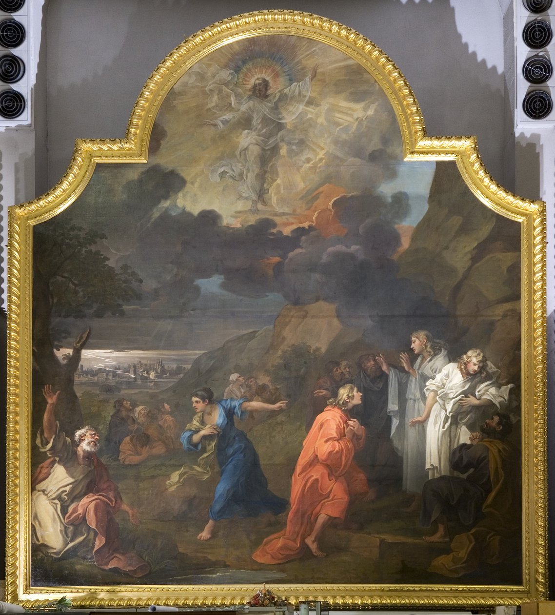 El retablo de St Mary Redcliffe (panel derecho) de William Hogarth