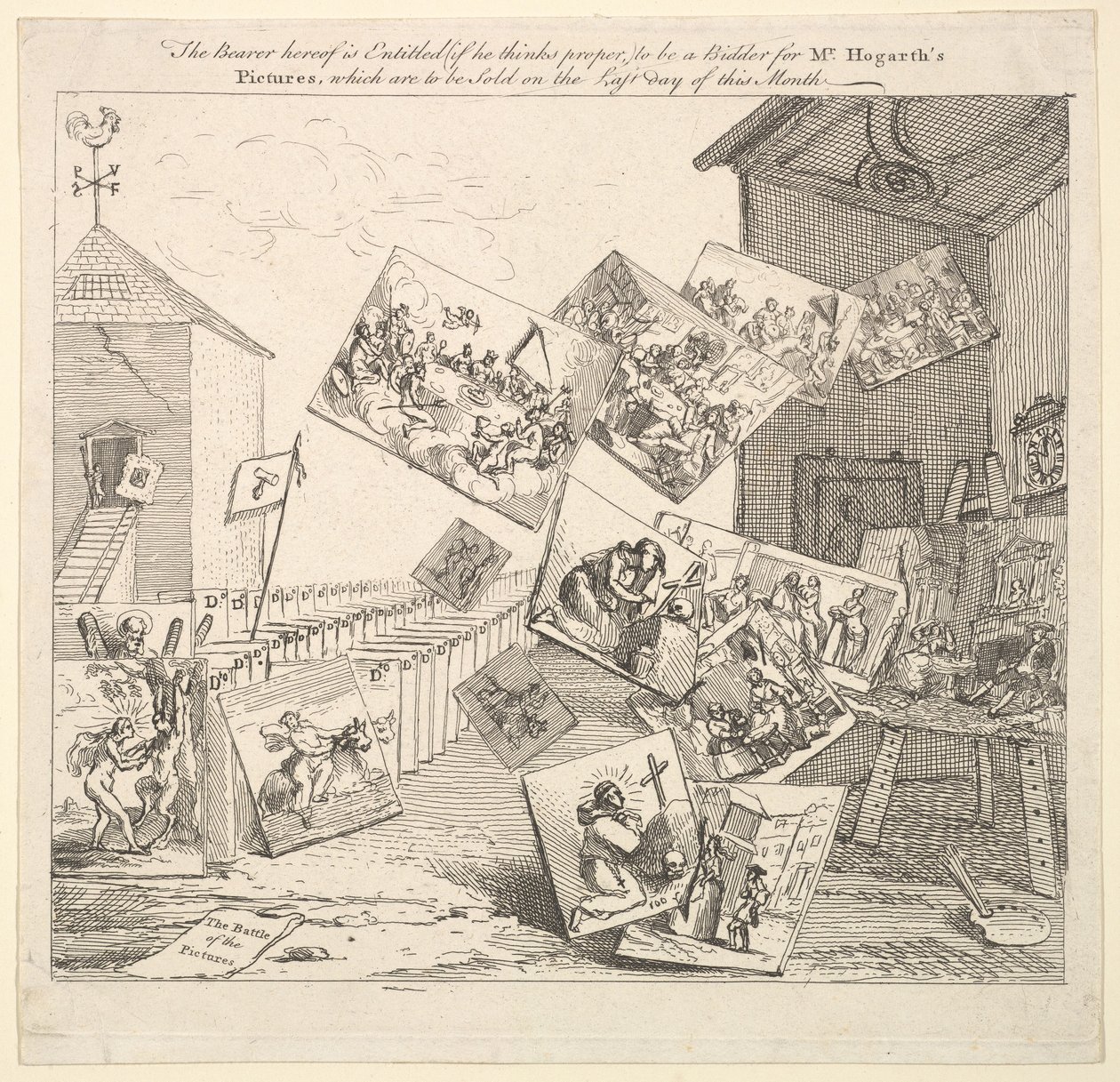La Batalla de las Imágenes de William Hogarth