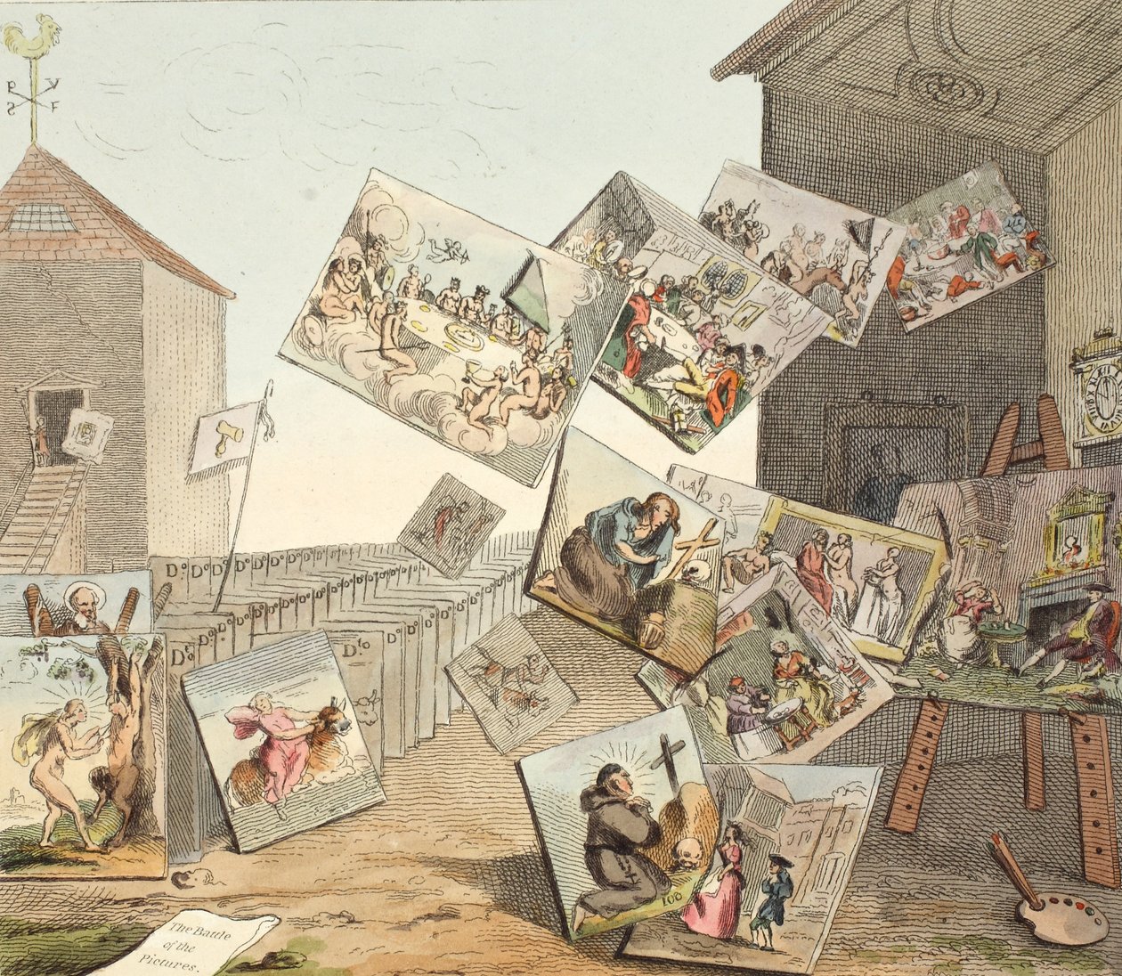La batalla de las imágenes, ilustración de 