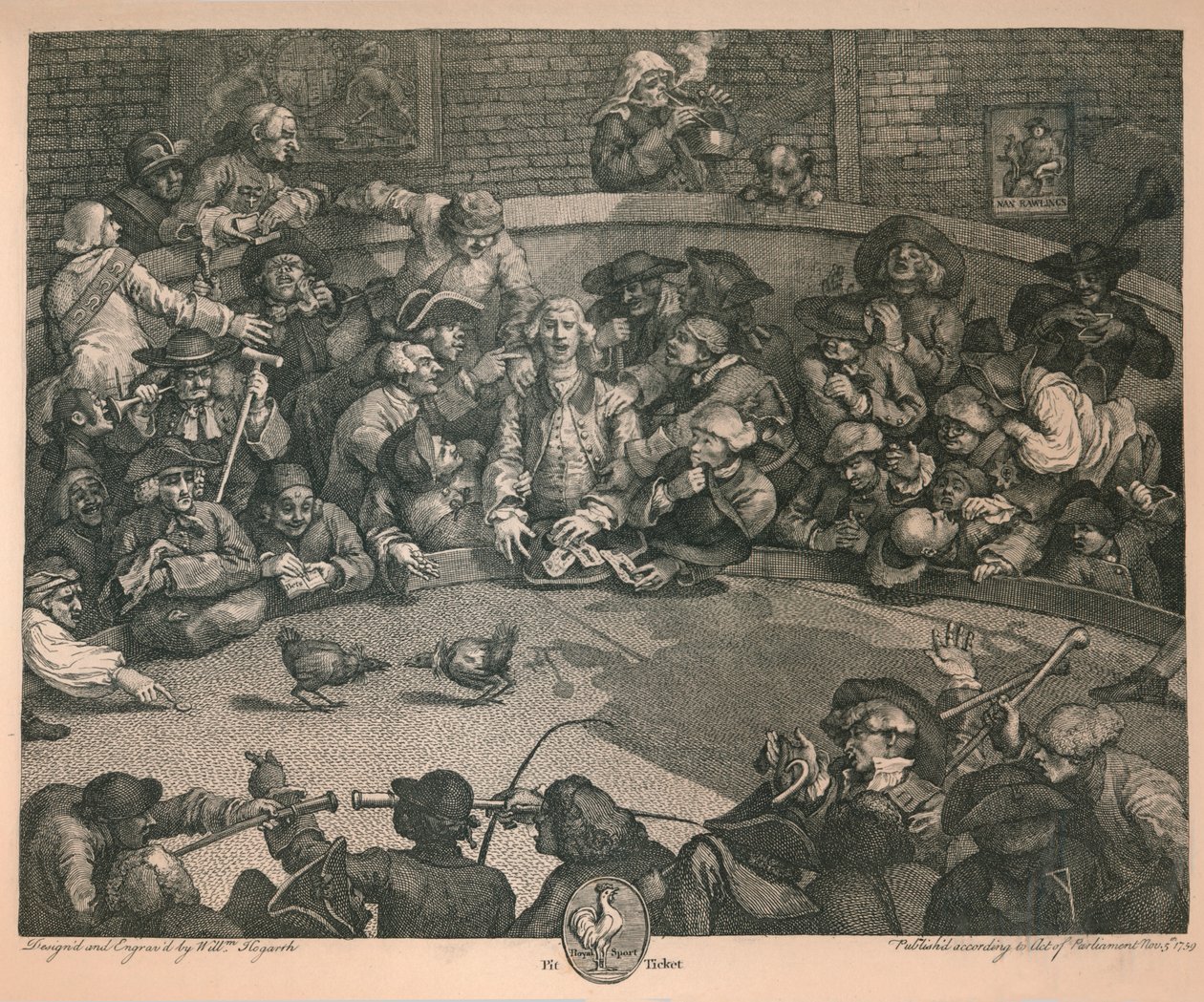 El gallinero de William Hogarth