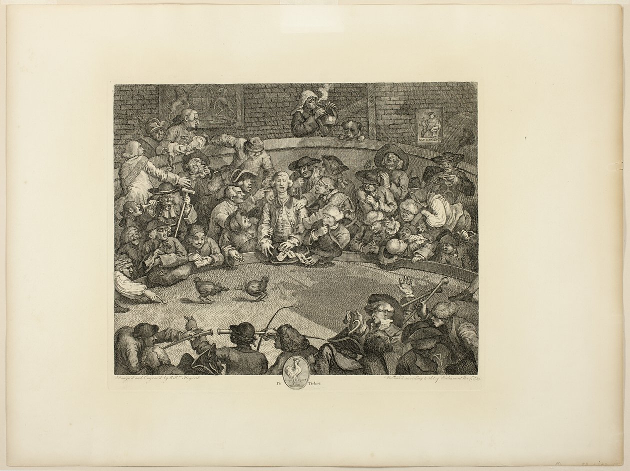El gallinero de William Hogarth