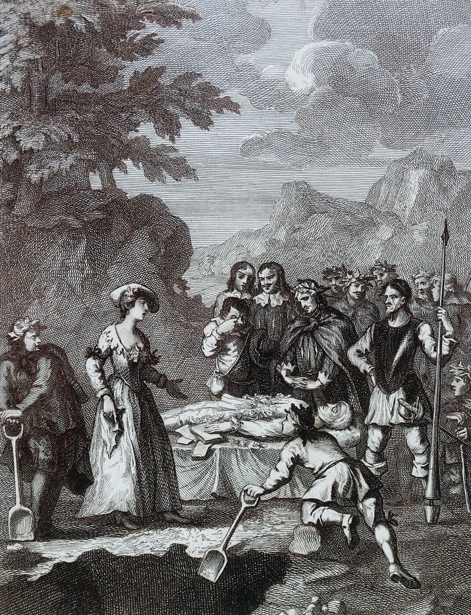 The Funeral of Chyrstom & Marcella vindicating herself