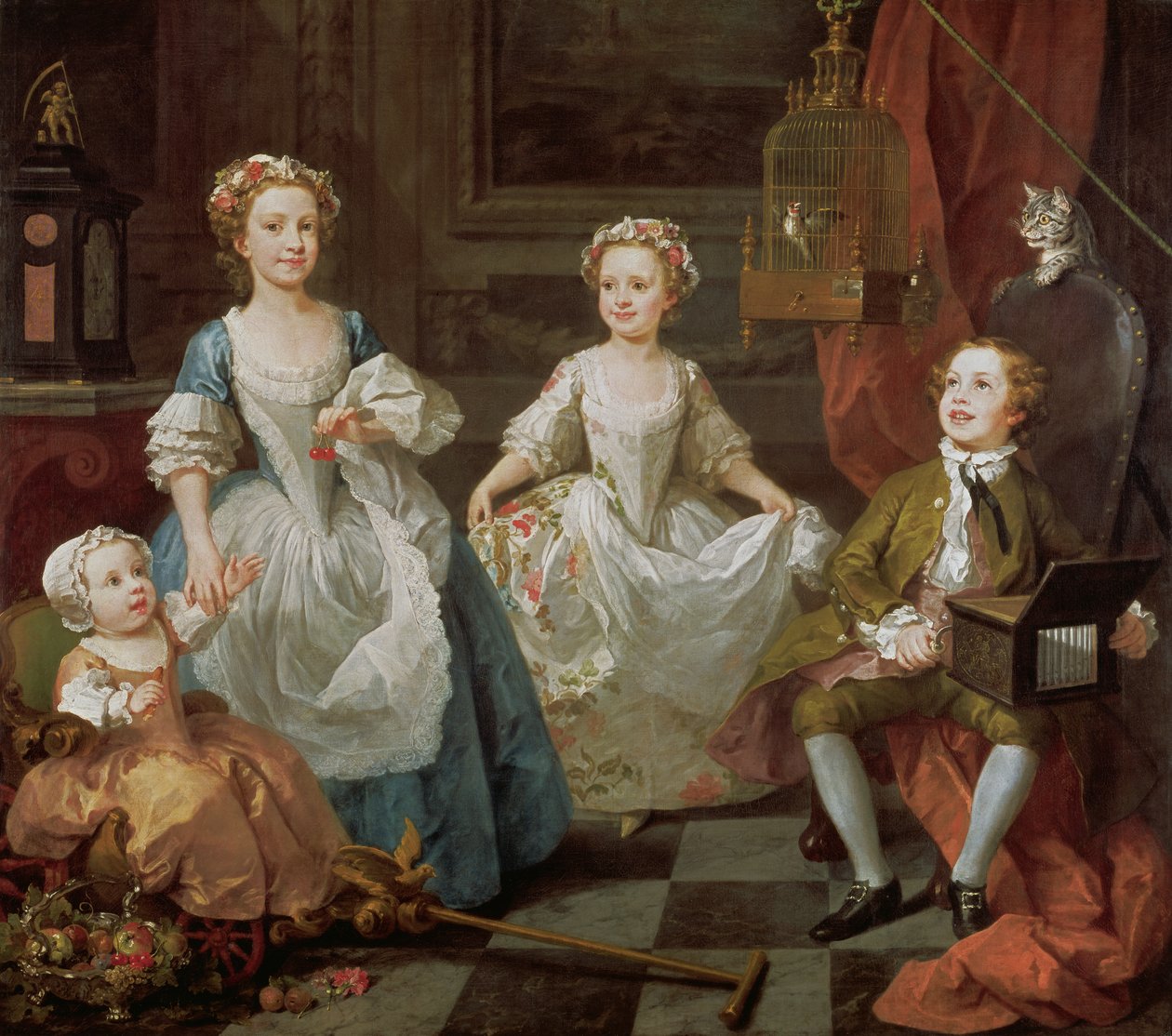 Los niños Graham, 1742 | William Hogarth