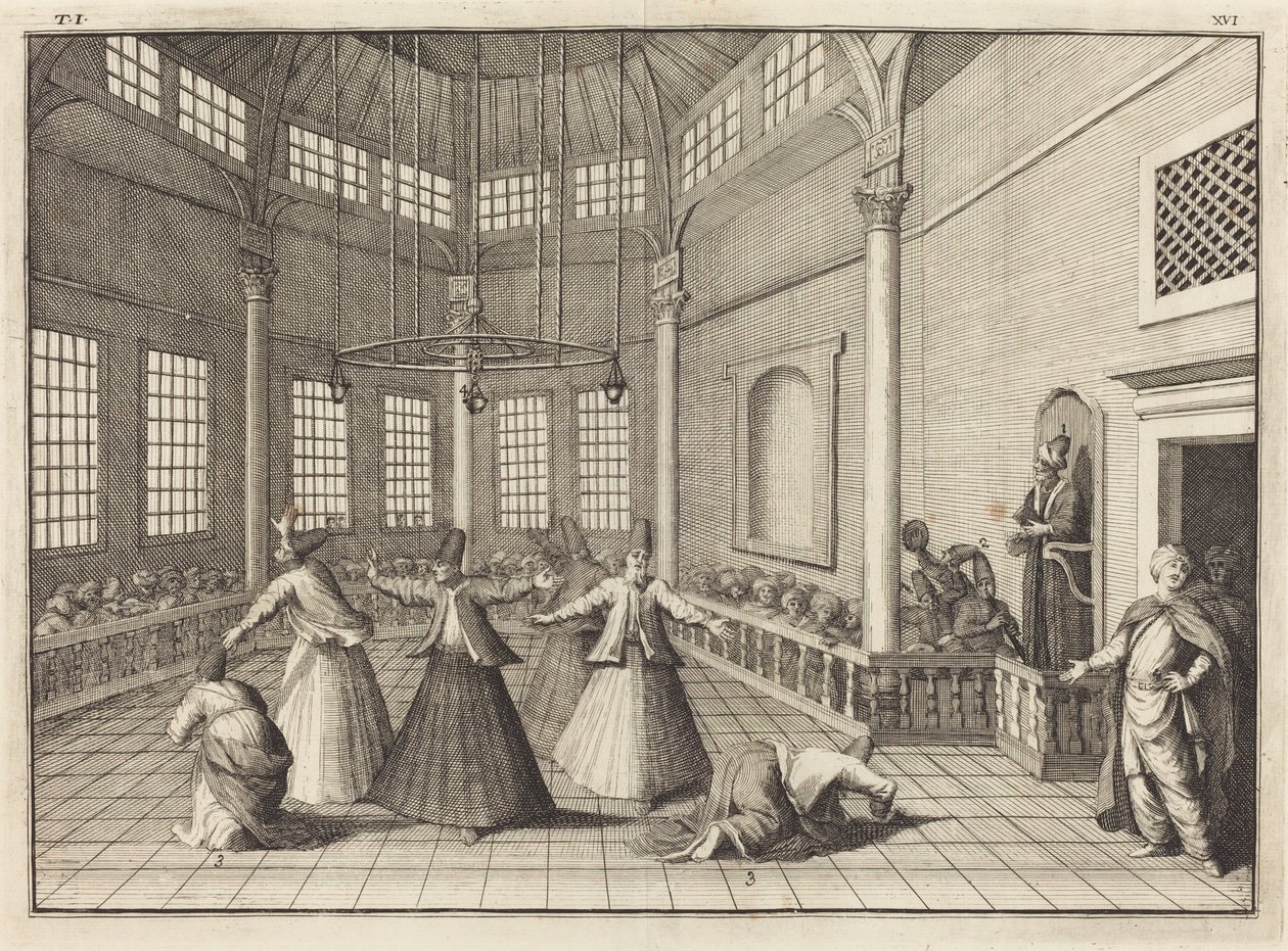 El Interior de una Mezquita de William Hogarth