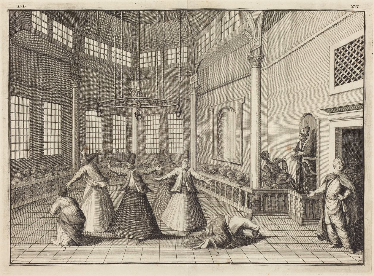 El interior de una mezquita de William Hogarth