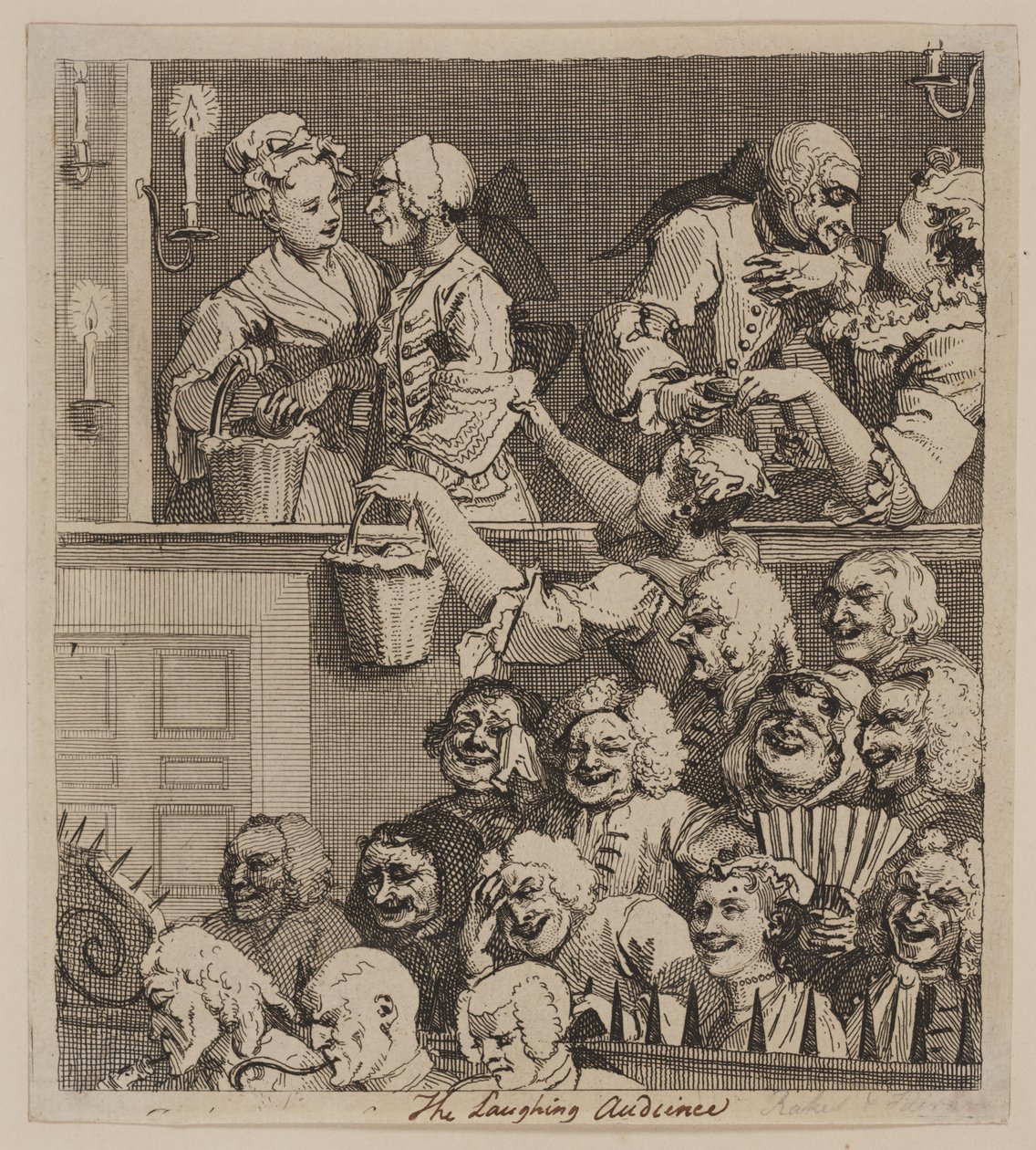 La Audiencia Riente de William Hogarth