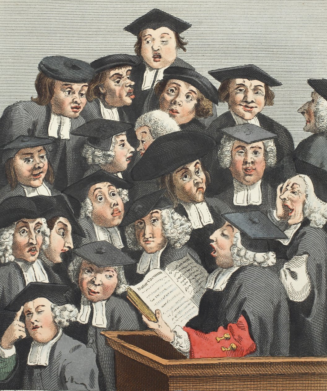 La conferencia, ilustración de 